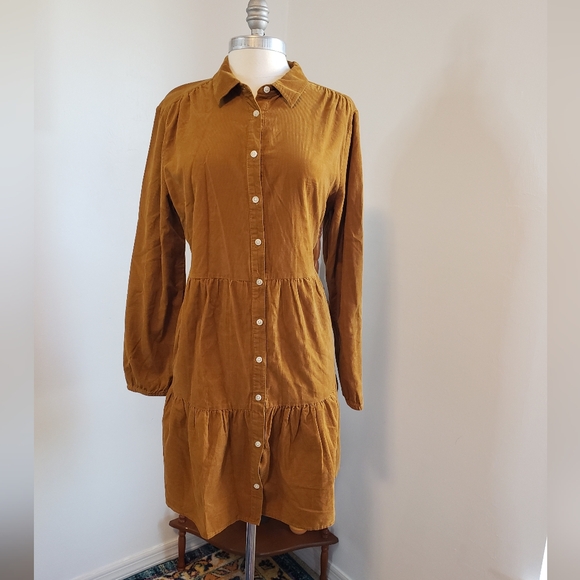 J. Crew Factory Dresses & Skirts - Jcrew Factory Brown Cord Dress